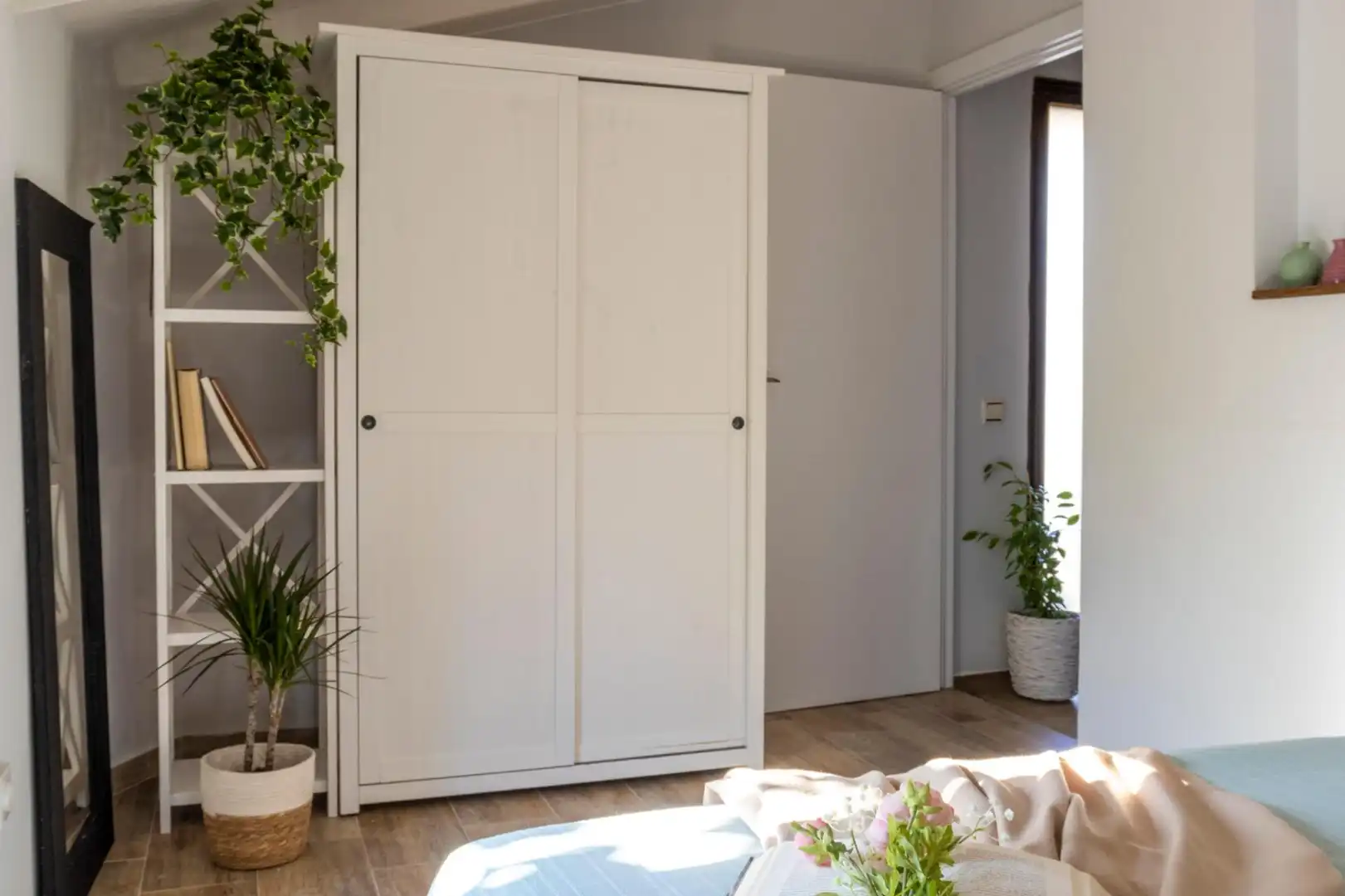 Schlafzimmer von Wohnungen zur Miete in Altafulla mit Klimaanlage, Heizung und Privatgarten