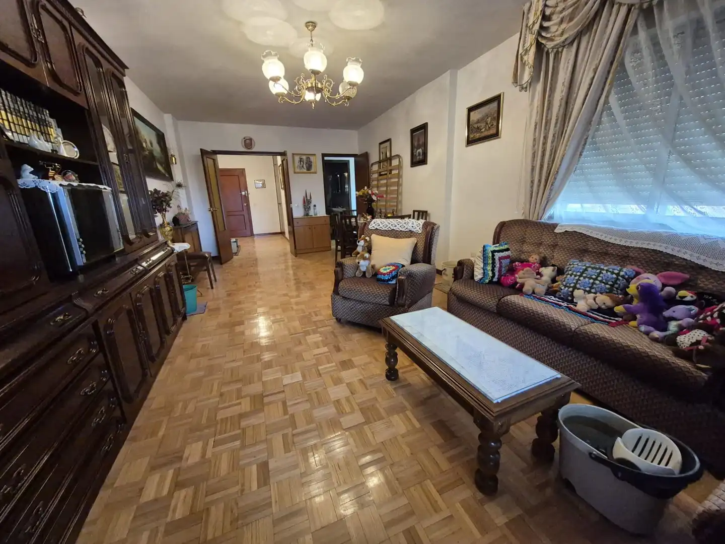 Sala de estar de Piso en venta en Ávila con Calefacción, Terraza y Trastero