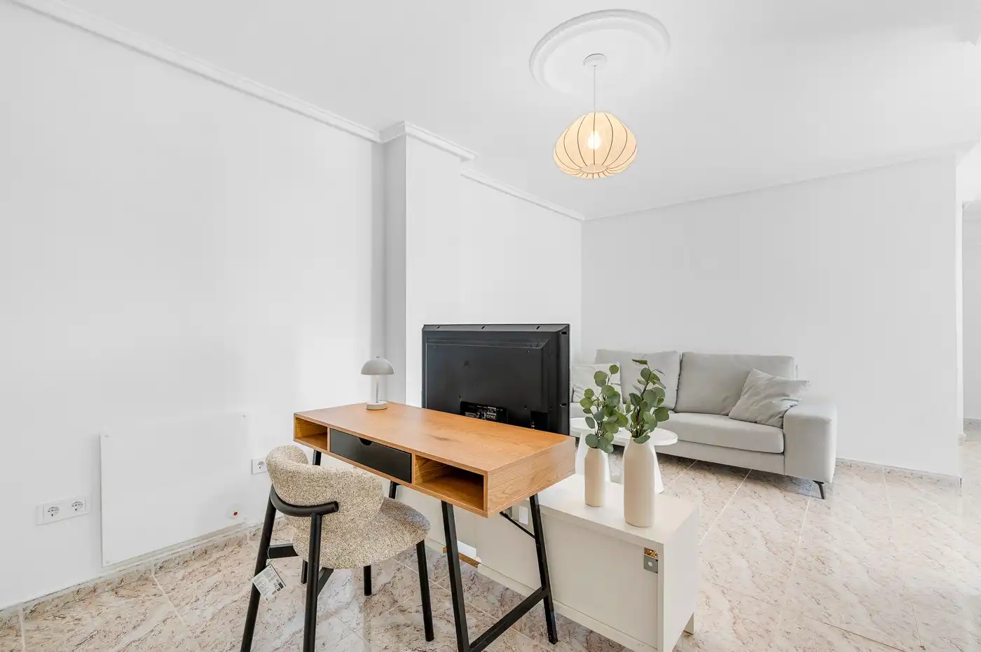 Sala de estar de Casa adosada en venta en Rojales con Aire acondicionado, Terraza y Piscina
