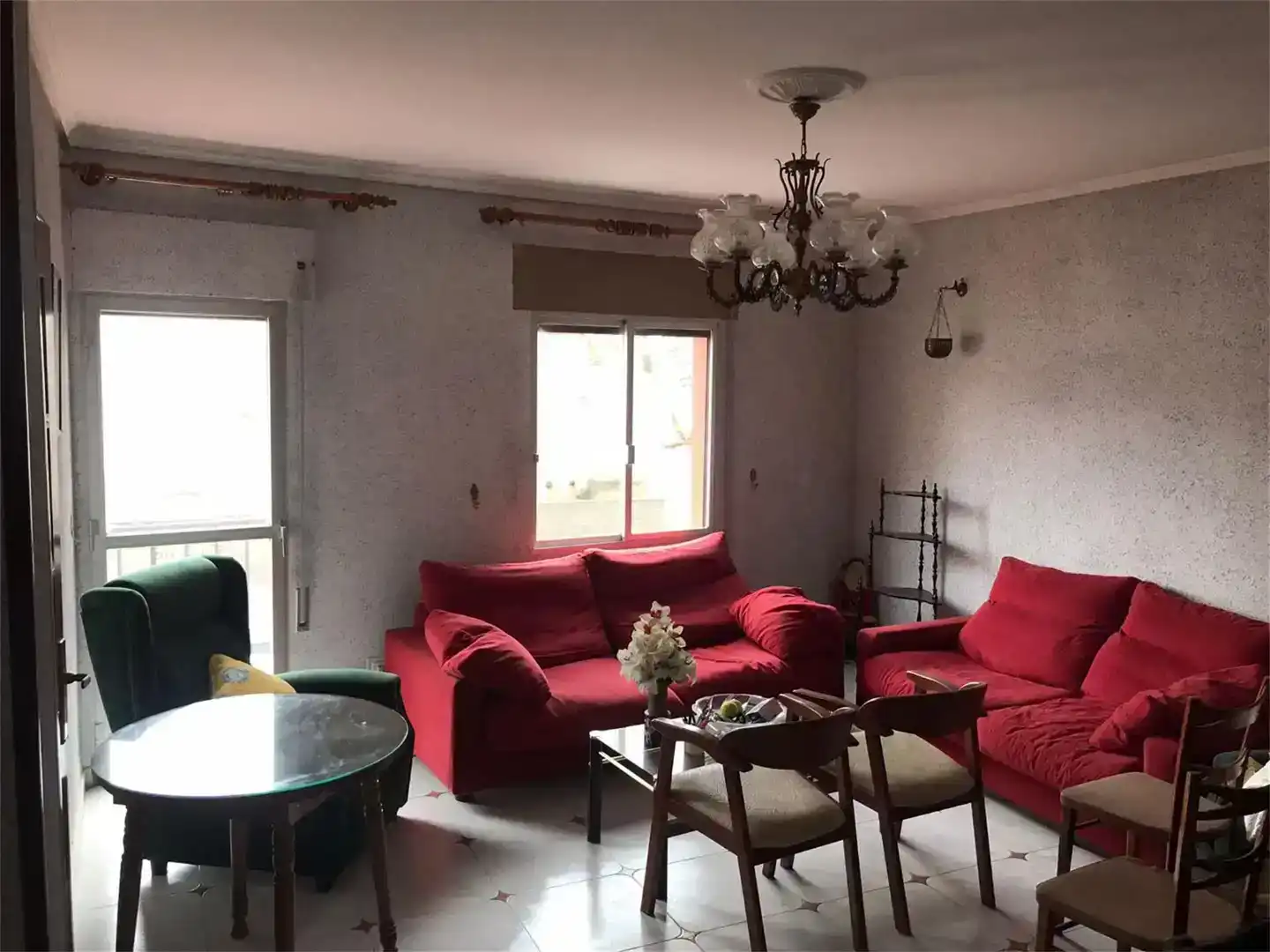 Sala d'estar de Casa adosada en venda en Miajadas amb Balcó