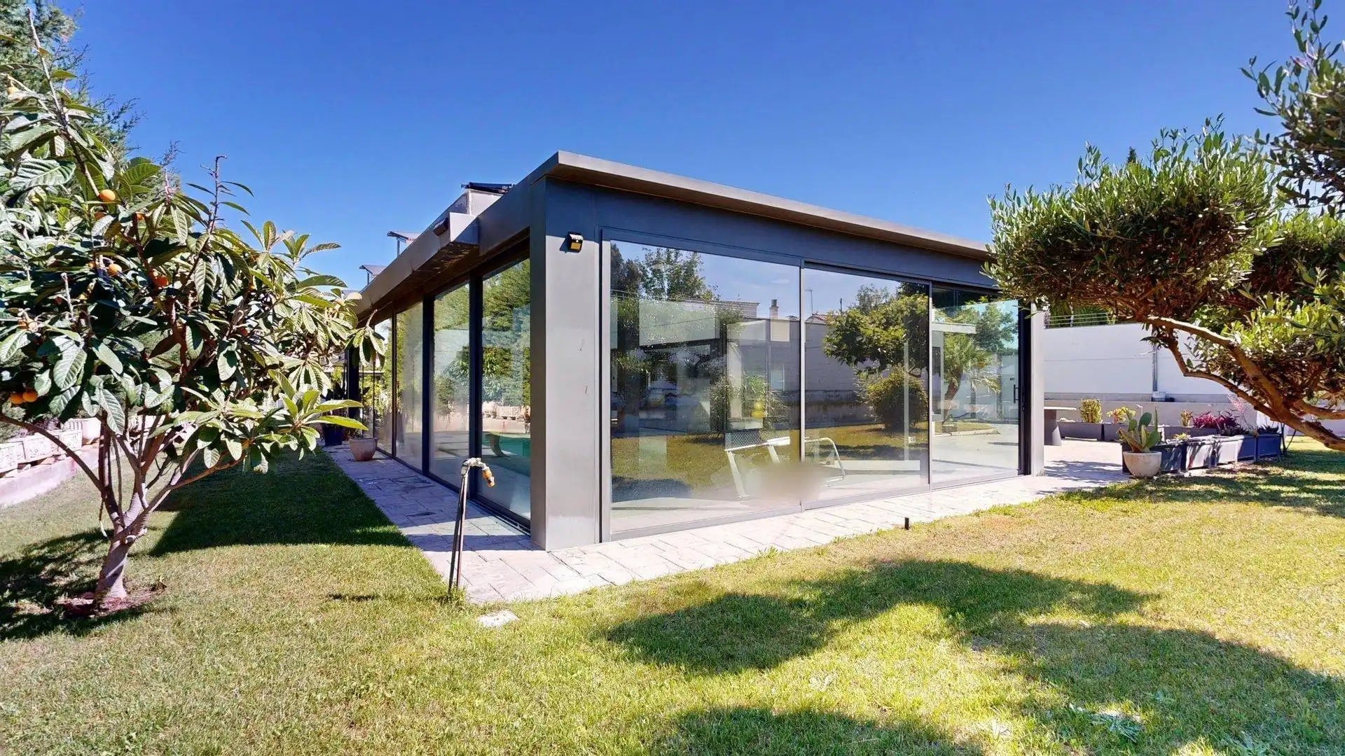Vista exterior de Casa o chalet en venta en Zaragoza con Aire acondicionado, Calefacción y Jardín privado