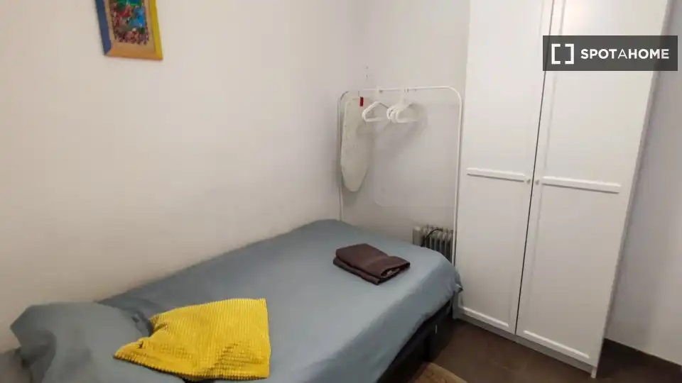 Schlafzimmer von Wohnungen zur untervermieten in Málaga mit Klimaanlage, Heizung und Terrasse