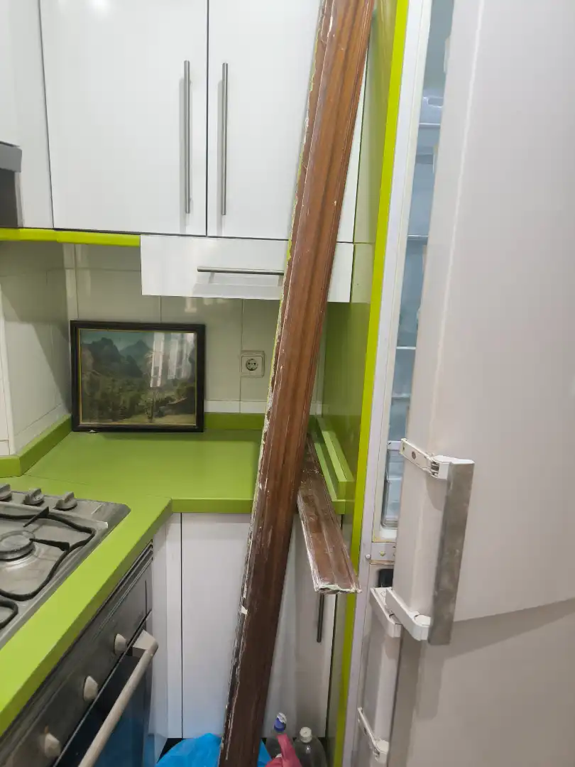 Kitchen of Flat for rent in Madrid  with Heating, Parquet flooring and Oven