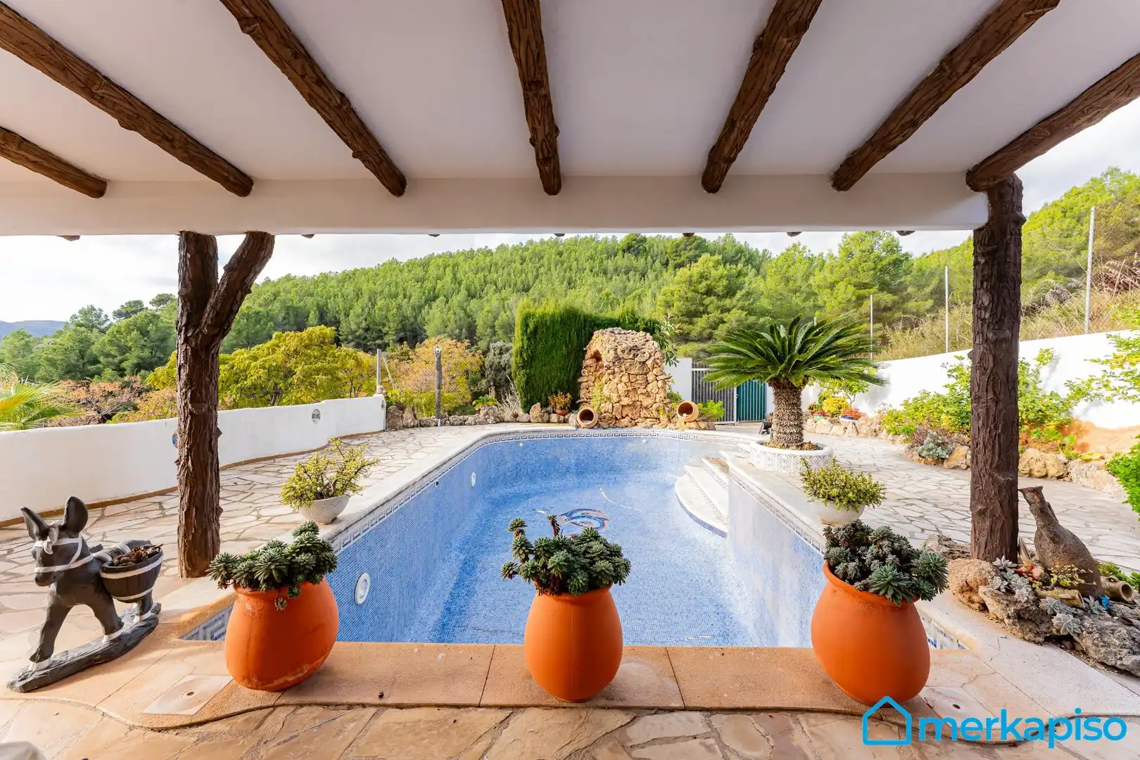 Swimming pool of Country homes for sale in Gavà  with Heating, Private garden and Swimming Pool