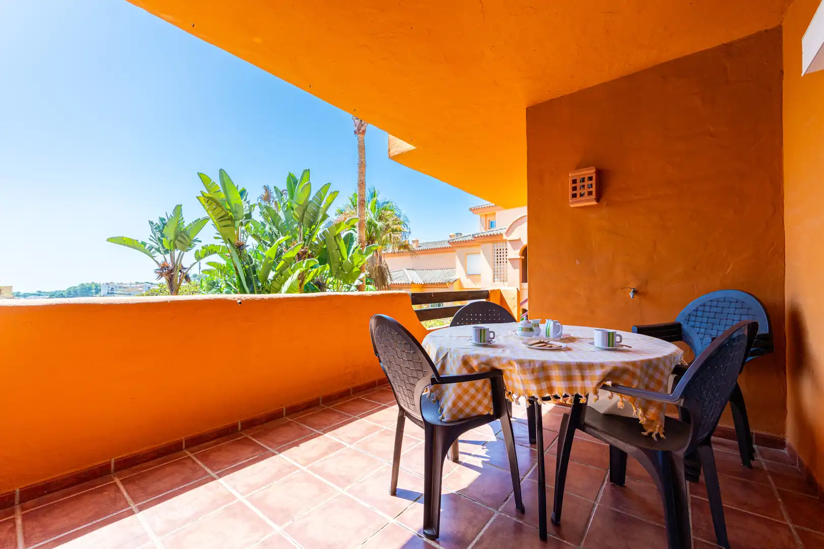 Terraza de Planta baja en venta en Mijas con Aire acondicionado, Jardín privado y Terraza