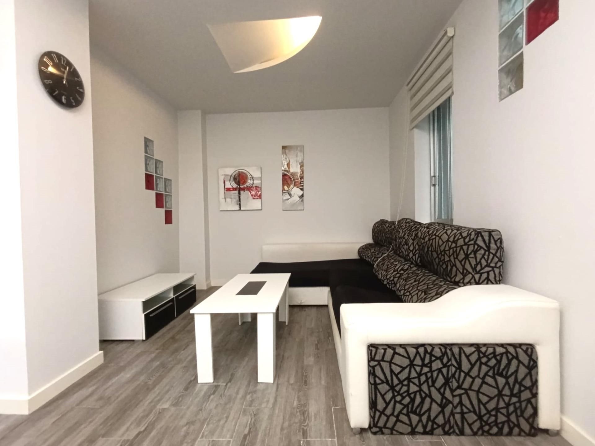 Living room of Flat for sale in Alicante / Alacant  with Air Conditioner and Alarm