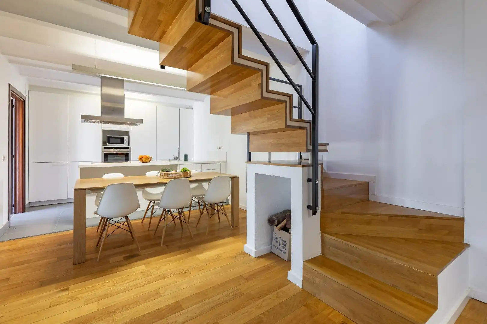 Cocina de Casa adosada en venta en Enguera con Calefacción, Terraza y Trastero