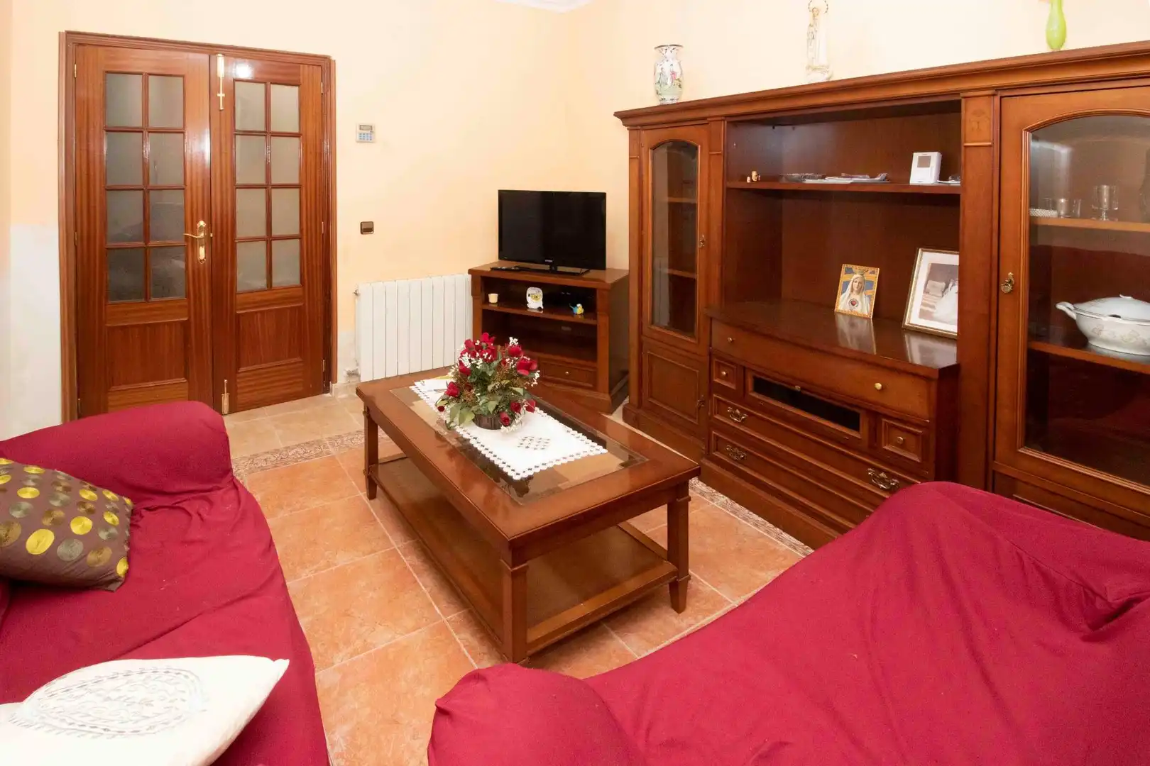 Sala de estar de Casa o chalet en venta en Talavera la Real con Aire acondicionado y Calefacción