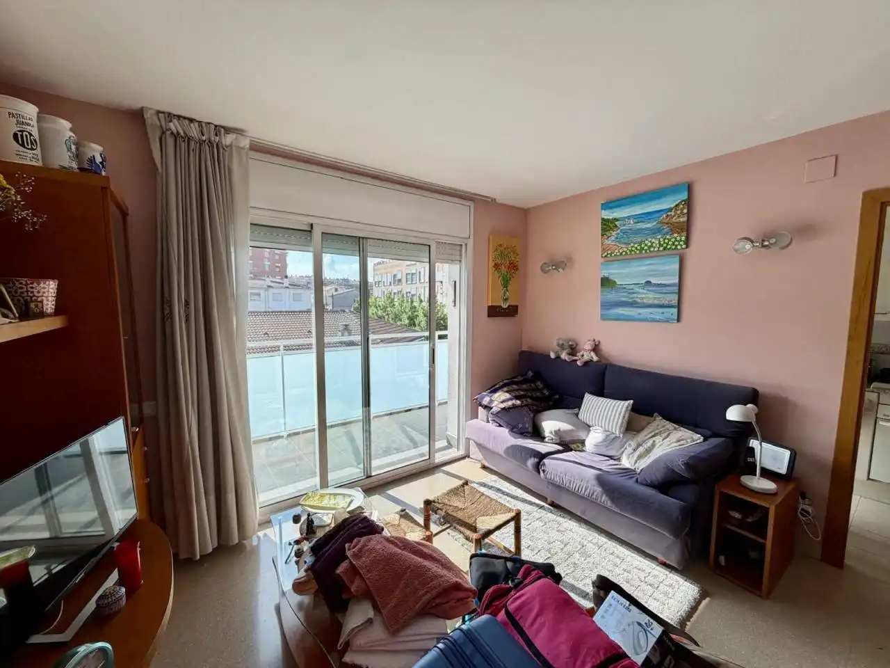 Living room of Flat for sale in Rubí  with Balcony
