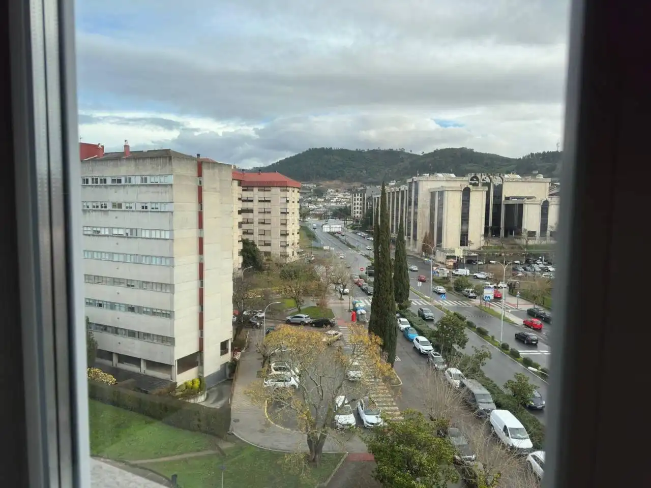 Vista exterior de Piso en venta en Ourense Capital  con Calefacción, Trastero y Balcón