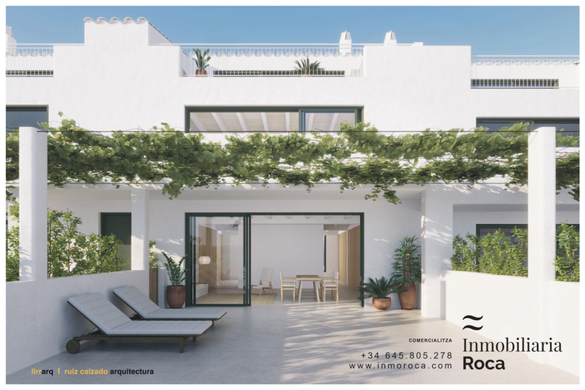 Vista exterior de Apartament en venda en Es Mercadal amb Aire condicionat, Calefacció i Jardí privat