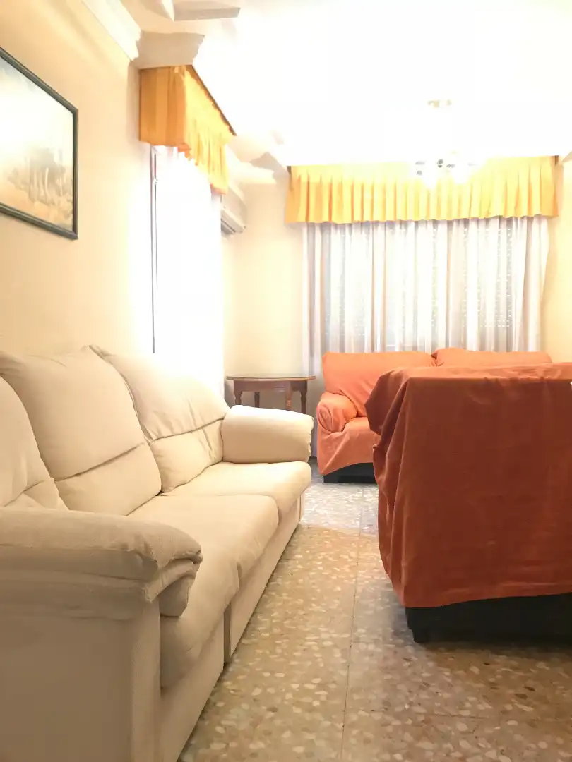 Sala d'estar de Pis de lloguer en Ciudad Real amb Moblat