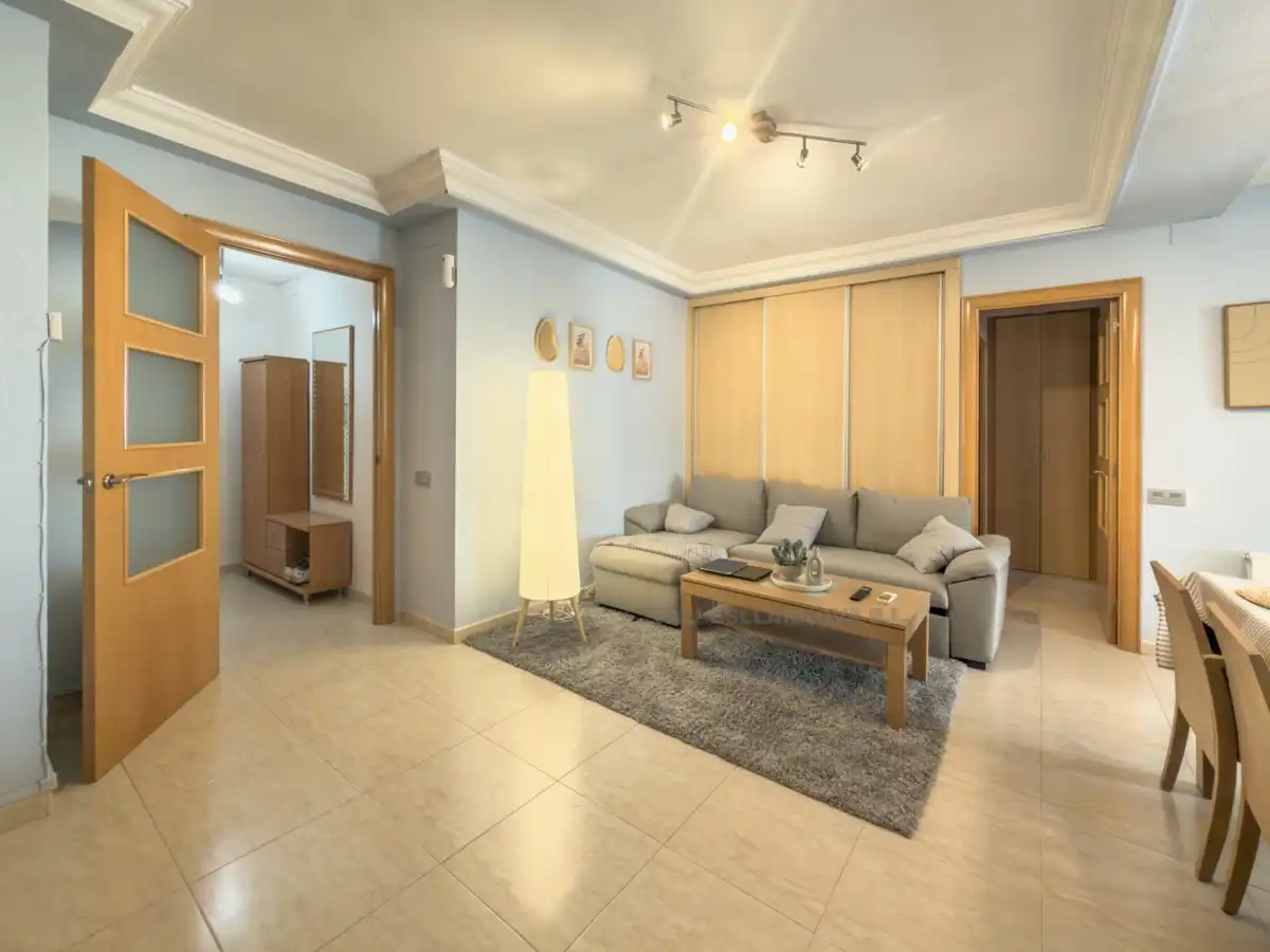 Wohnzimmer von Wohnung zur Miete in Mollet del Vallès mit Klimaanlage, Heizung und Möbliert