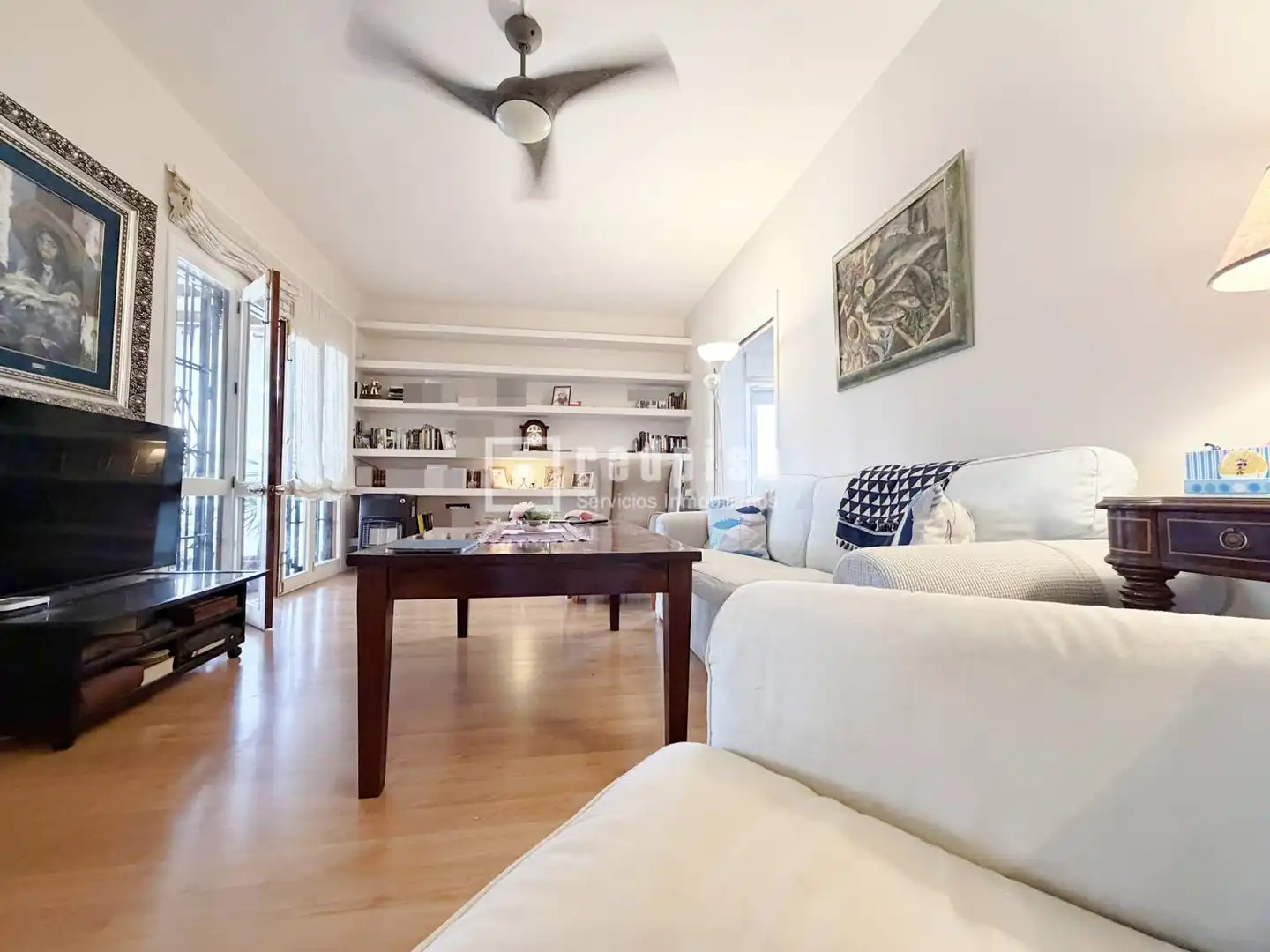 Sala de estar de Casa o chalet en venta en Málaga con Aire acondicionado, Jardín privado y Terraza