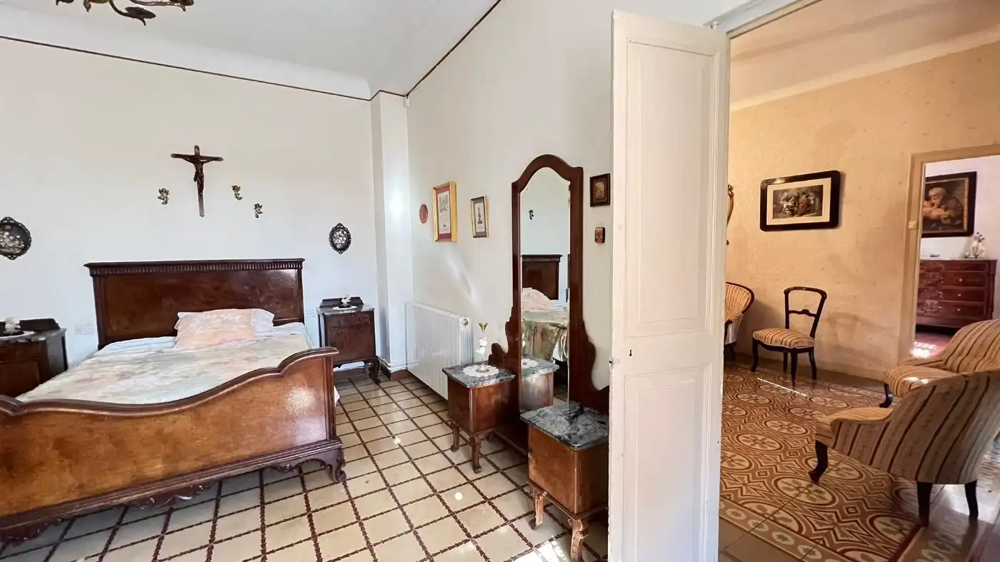 Schlafzimmer von Haus oder Chalet zum Verkauf in Sant Cugat Sesgarrigues mit Heizung und Balkon
