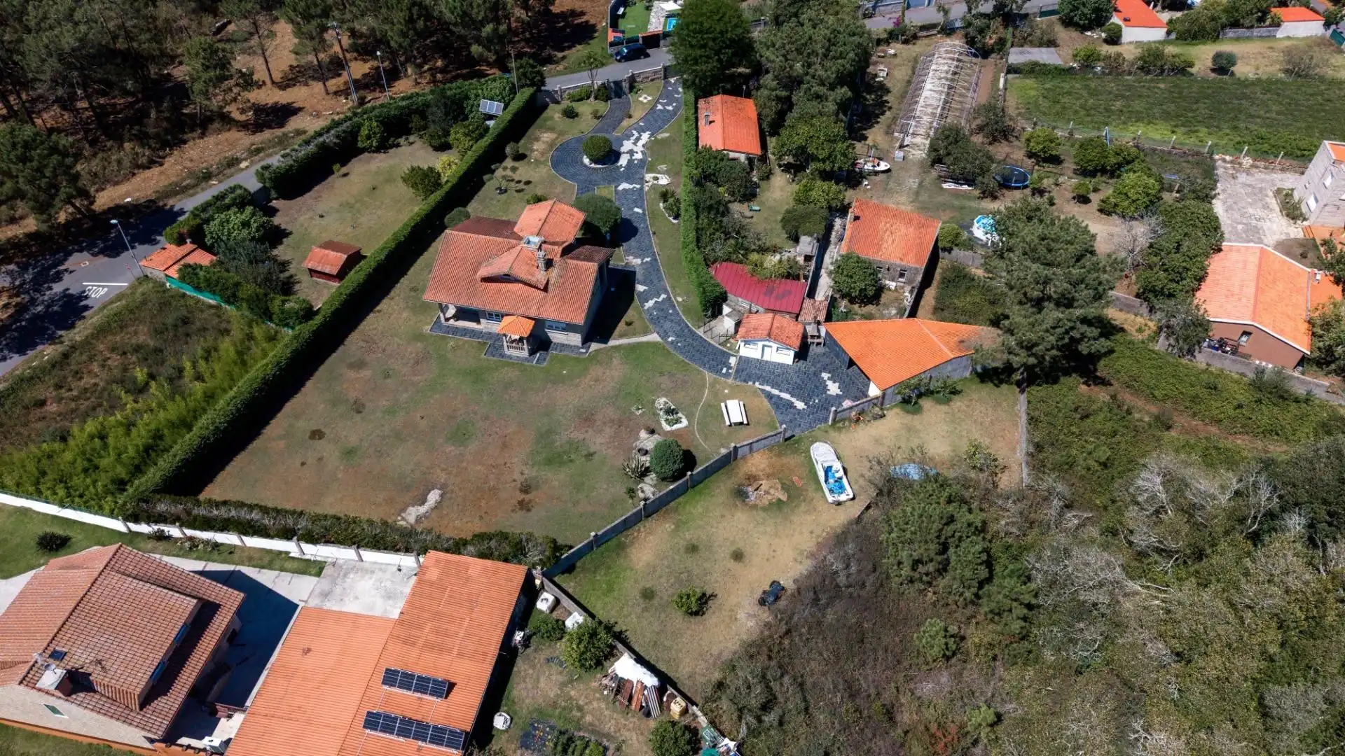 Vista exterior de Casa o chalet en venta en A Illa de Arousa  con Calefacción, Jardín privado y Terraza