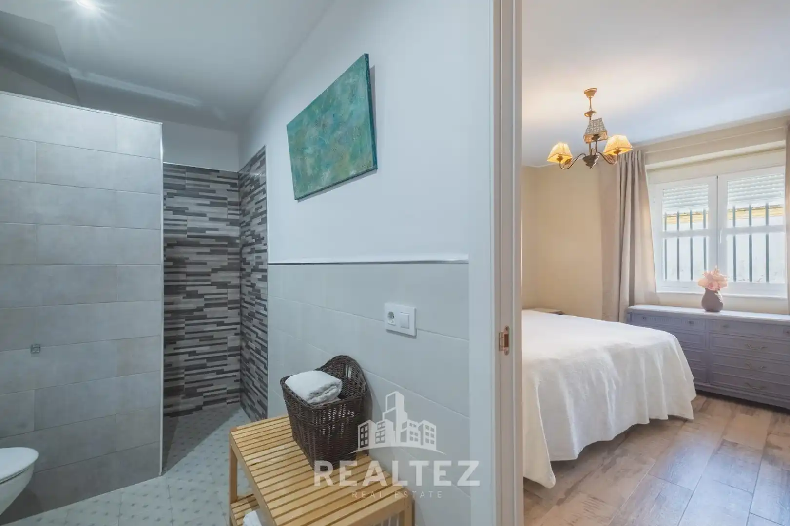 Schlafzimmer von Haus oder Chalet zum Verkauf in Jerez de la Frontera mit Klimaanlage, Heizung und Terrasse