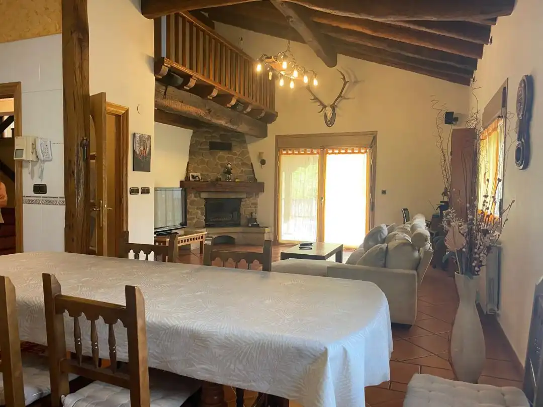 Sala de estar de Casa o chalet en venta en Idiazabal con Calefacción, Terraza y Amueblado