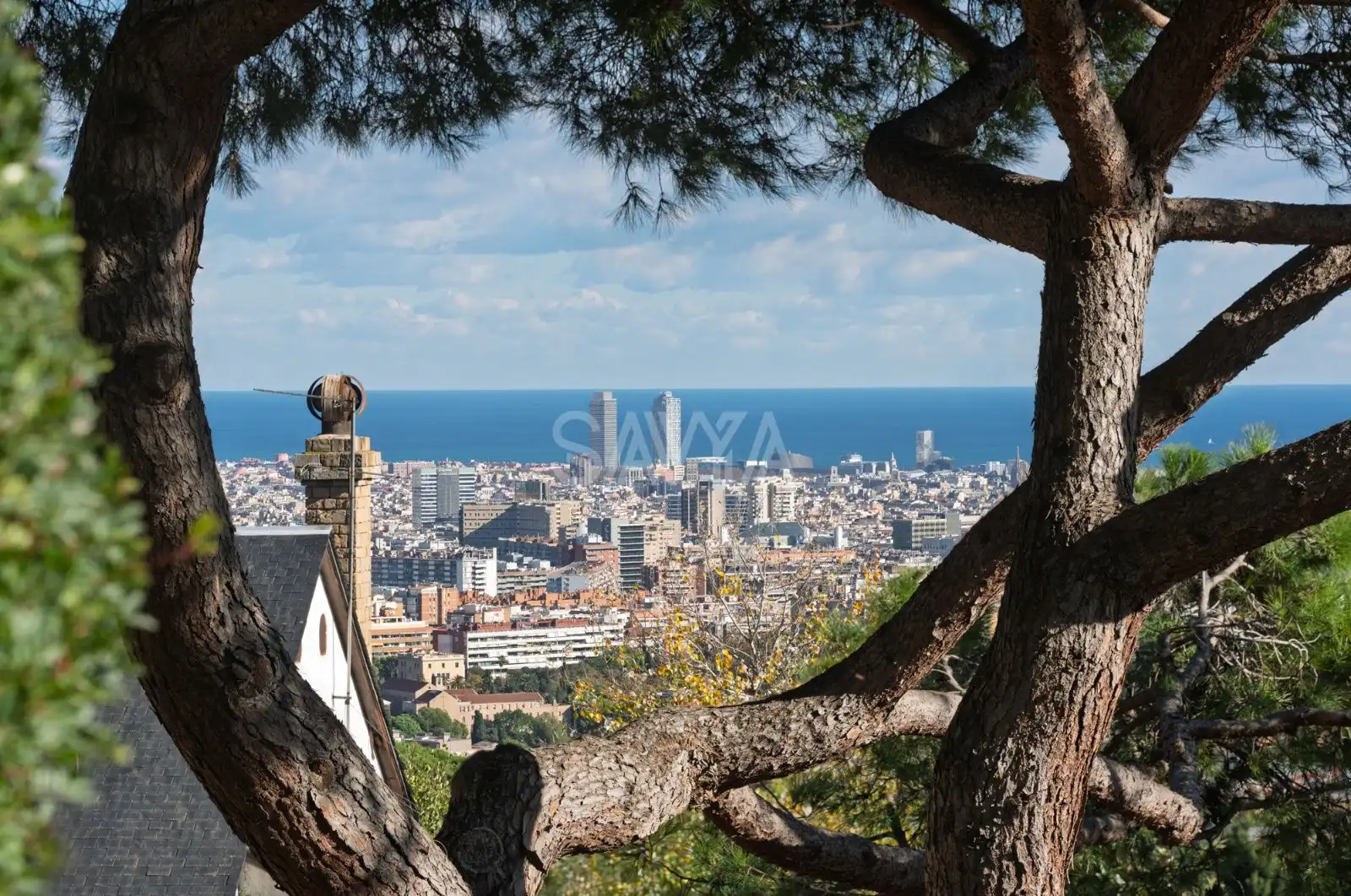 Vista exterior de Casa o chalet de alquiler en Barcelona con Aire acondicionado, Calefacción y Parquet