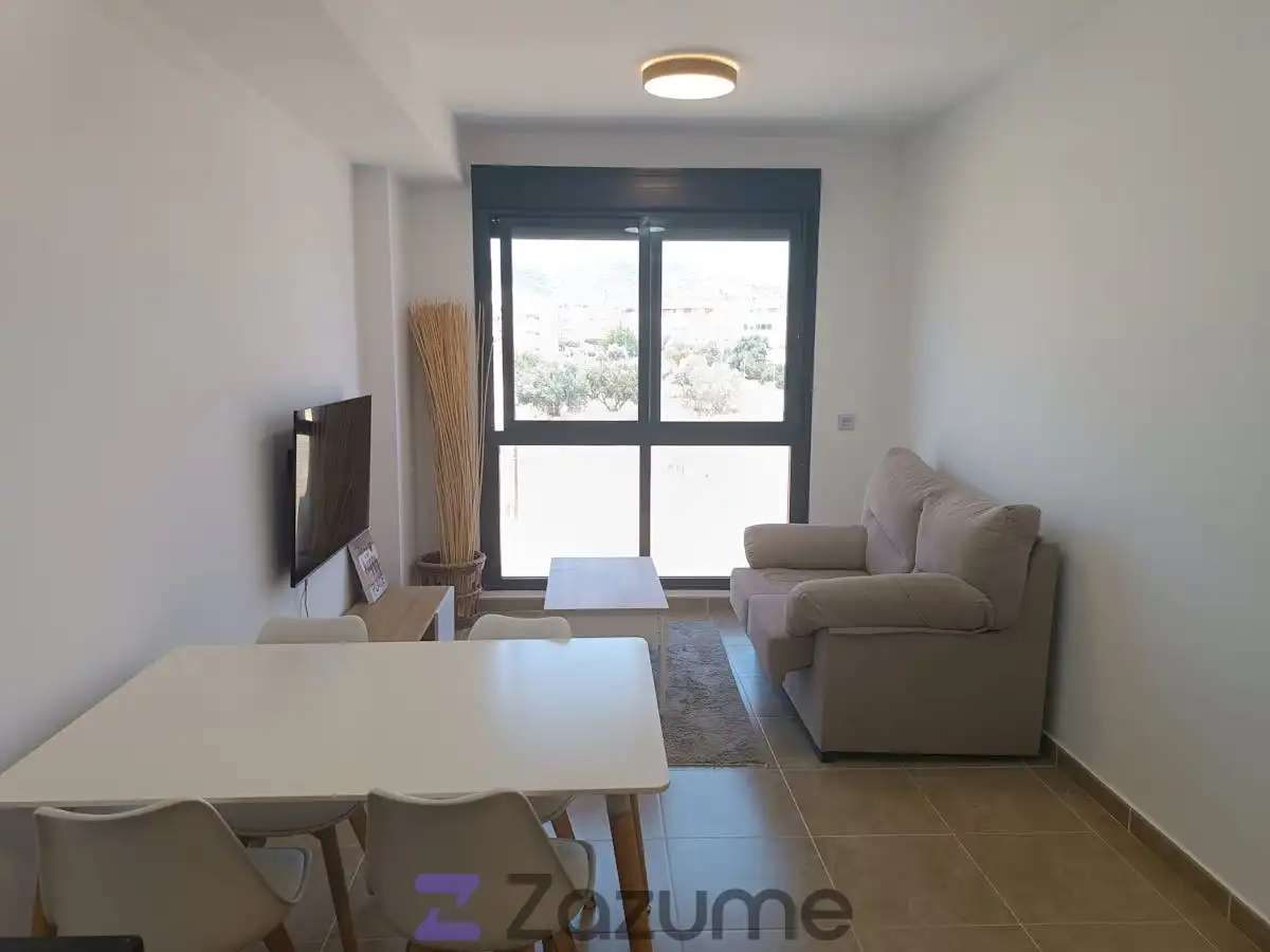 Sala d'estar de Apartament de lloguer en Torreblanca amb Moblat, Forn i Rentadora