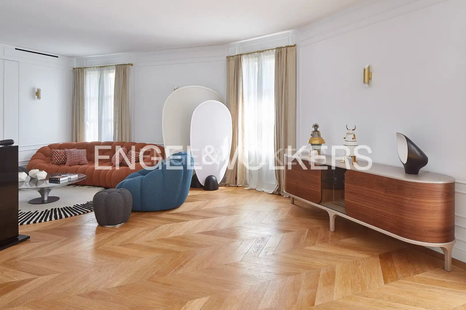 Living room of Attic for sale in Barcelona  with Air Conditioner, Heating and Parquet flooring