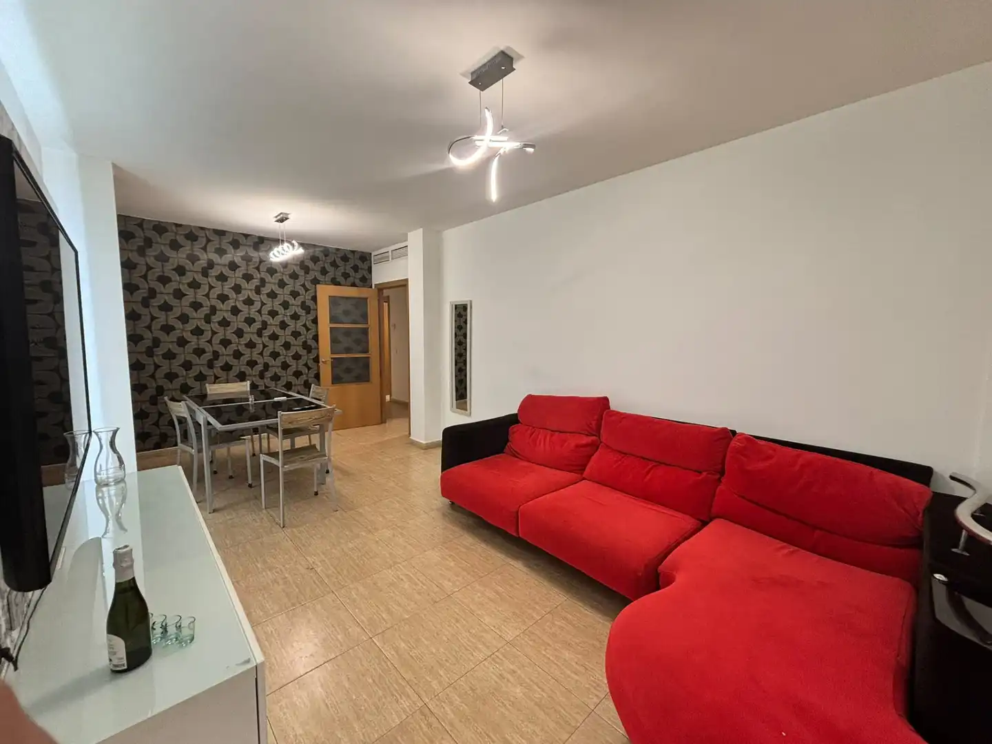 Sala de estar de Piso en venta en Murcia con Aire acondicionado, Trastero y Amueblado