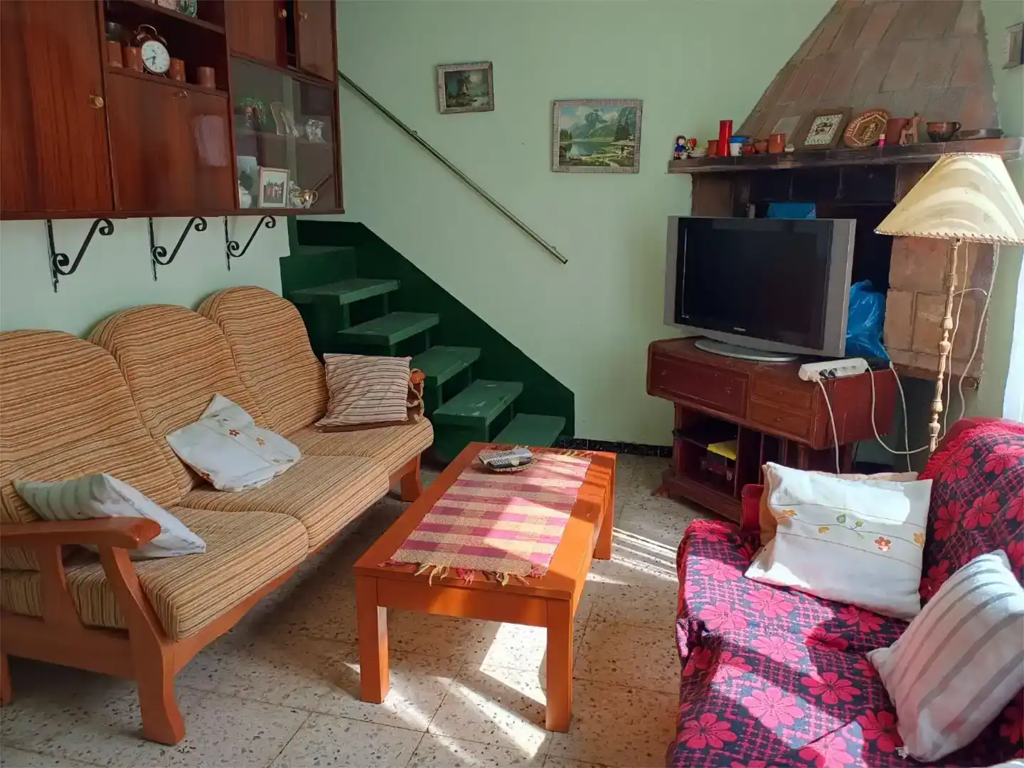 Sala de estar de Casa o chalet en venta en Mañón con Jardín privado y Amueblado