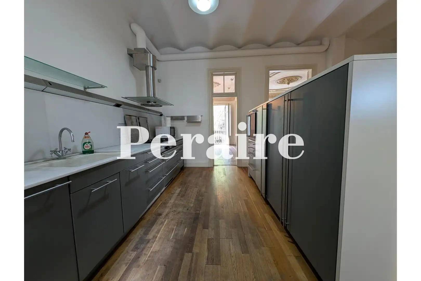 Küche von Wohnung zur Miete in Barcelona mit Heizung und Balkon