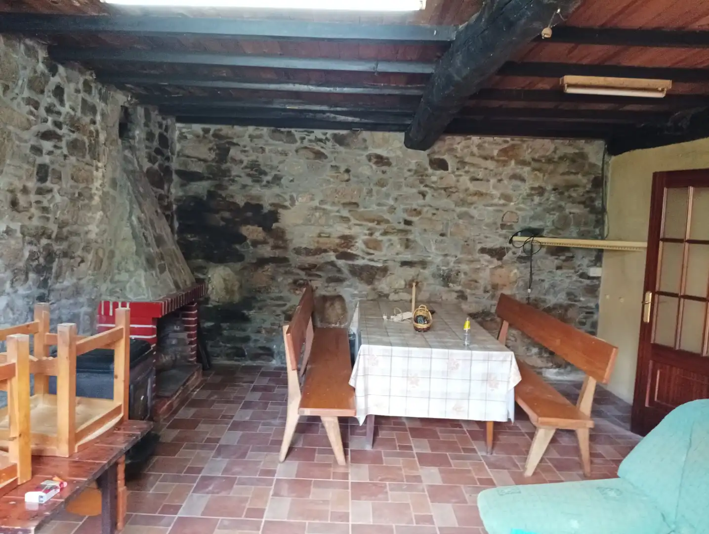 Dining room of Country homes for sale in Boimorto  with Private garden, Terrace and Storage room