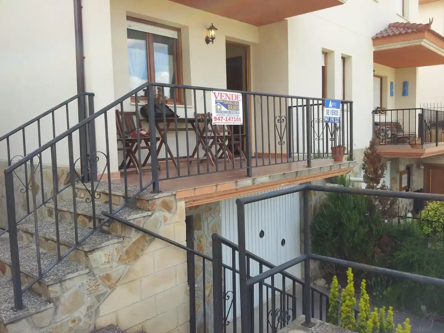 Terrassa de Casa o xalet en venda en Frías amb Jardí privat, Traster i Moblat