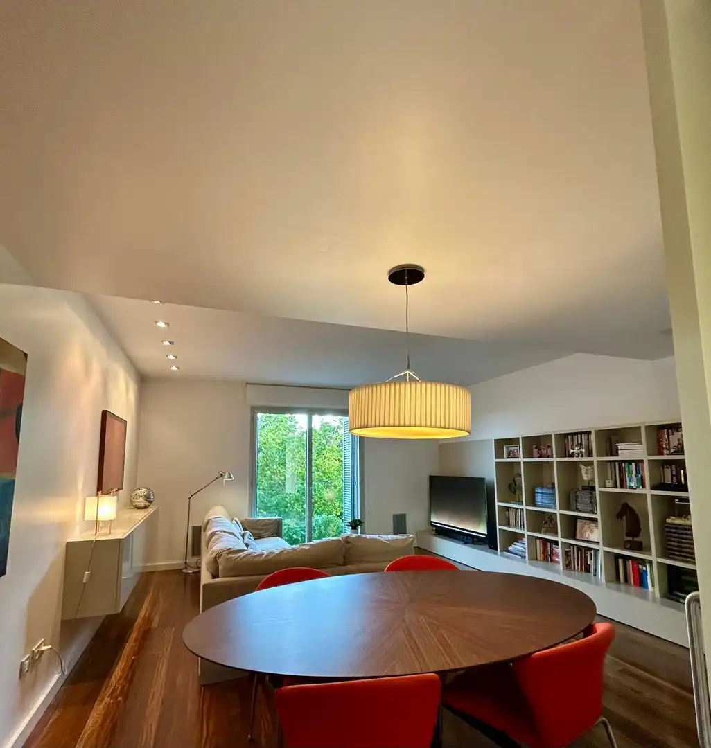 Sala de estar de Dúplex en venta en Manresa con Calefacción, Jardín privado y Parquet