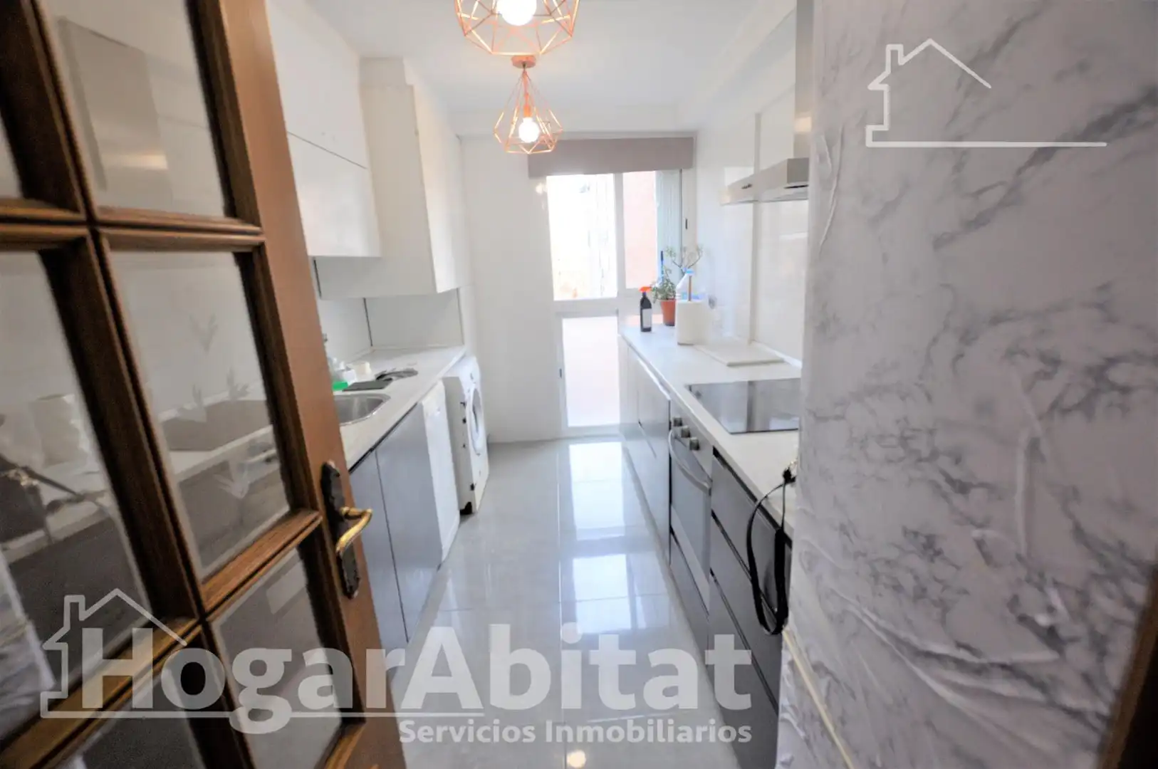 Cocina de Ático en venta en Valencia con Aire acondicionado, Calefacción y Terraza