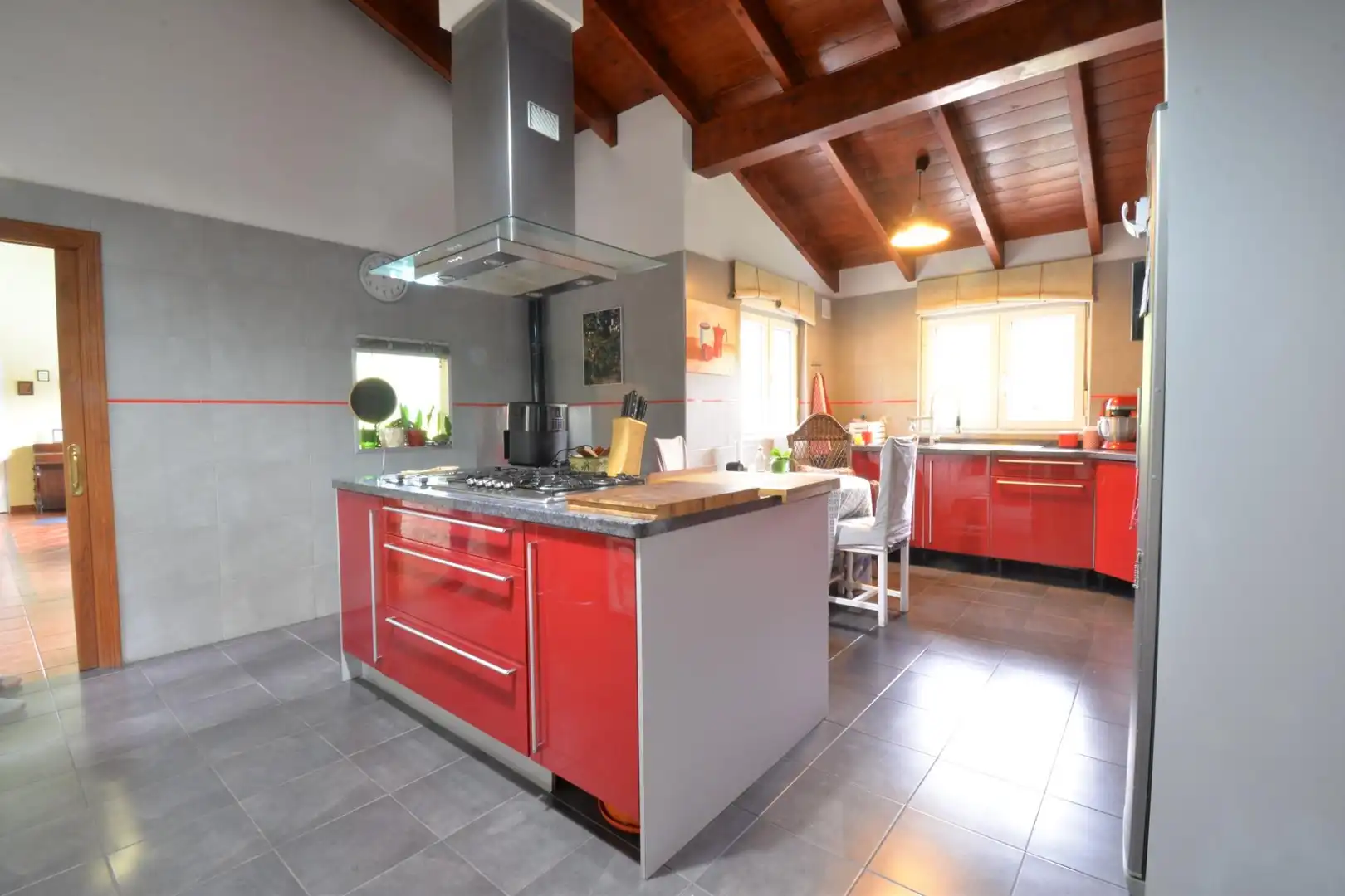 Cocina de Casa o chalet en venta en Langreo con Calefacción, Jardín privado y Terraza