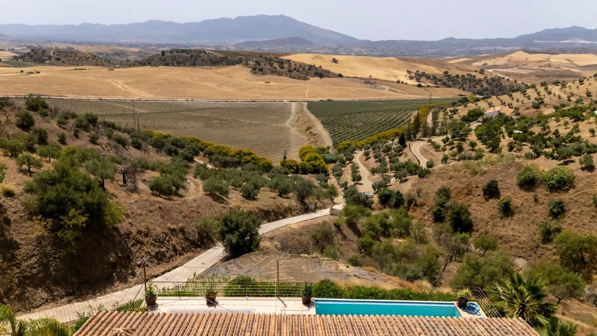 Jardí de Finca rústica en venda en Cártama amb Aire condicionat, Traster i Piscina