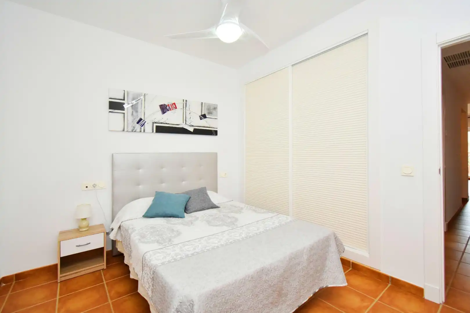 Schlafzimmer von Wohnung zum Verkauf in El Ejido mit Klimaanlage, Privatgarten und Terrasse