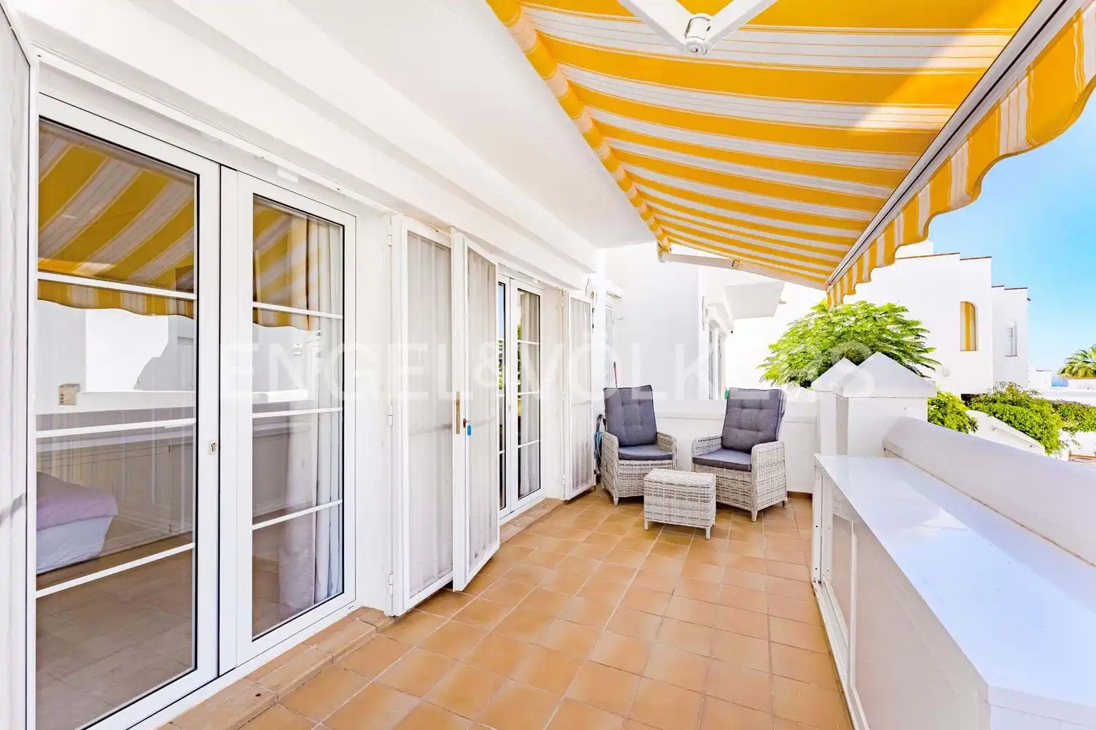 Terraza de Casa o chalet en venta en Adeje con Terraza, Piscina y Amueblado