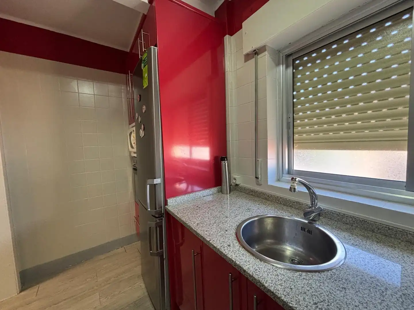 Kitchen of Flat for sale in Cáceres  with Air Conditioner, Terrace and Furnished