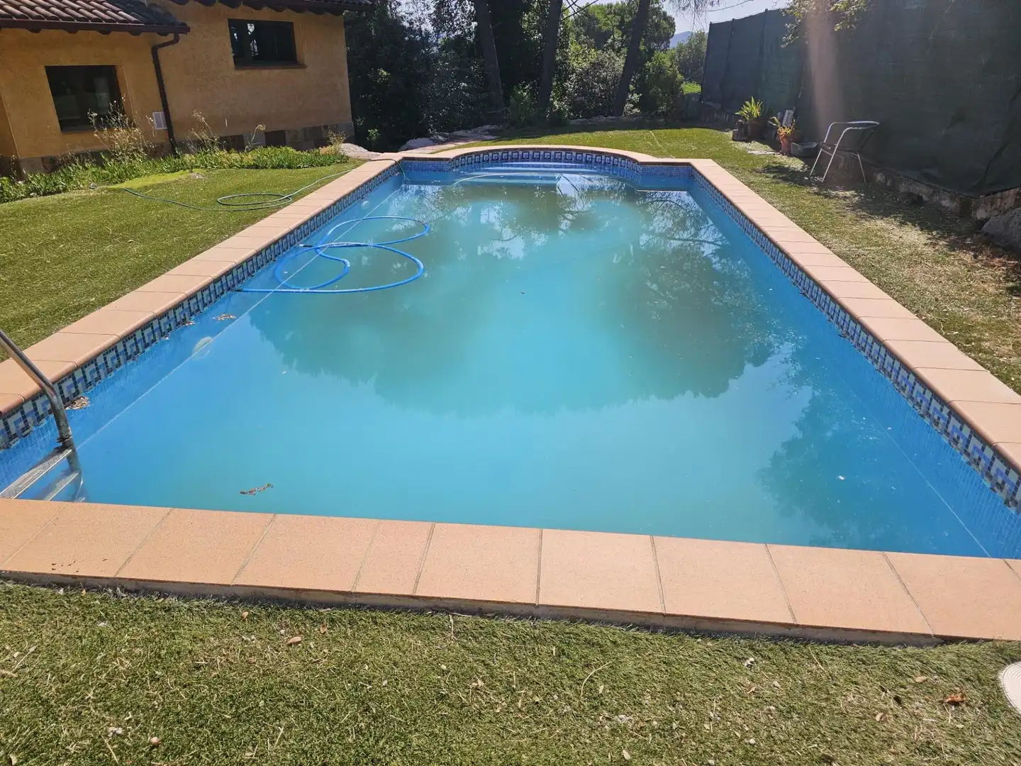 Piscina de Casa o xalet en venda en Fogars de la Selva amb Calefacció, Jardí privat i Piscina