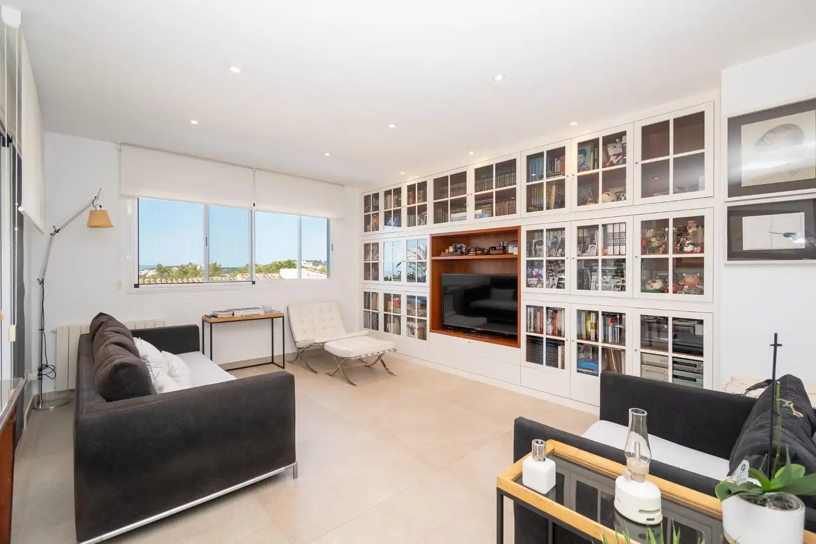Sala d'estar de Dúplex en venda en  Palma de Mallorca amb Aire condicionat, Calefacció i Jardí privat