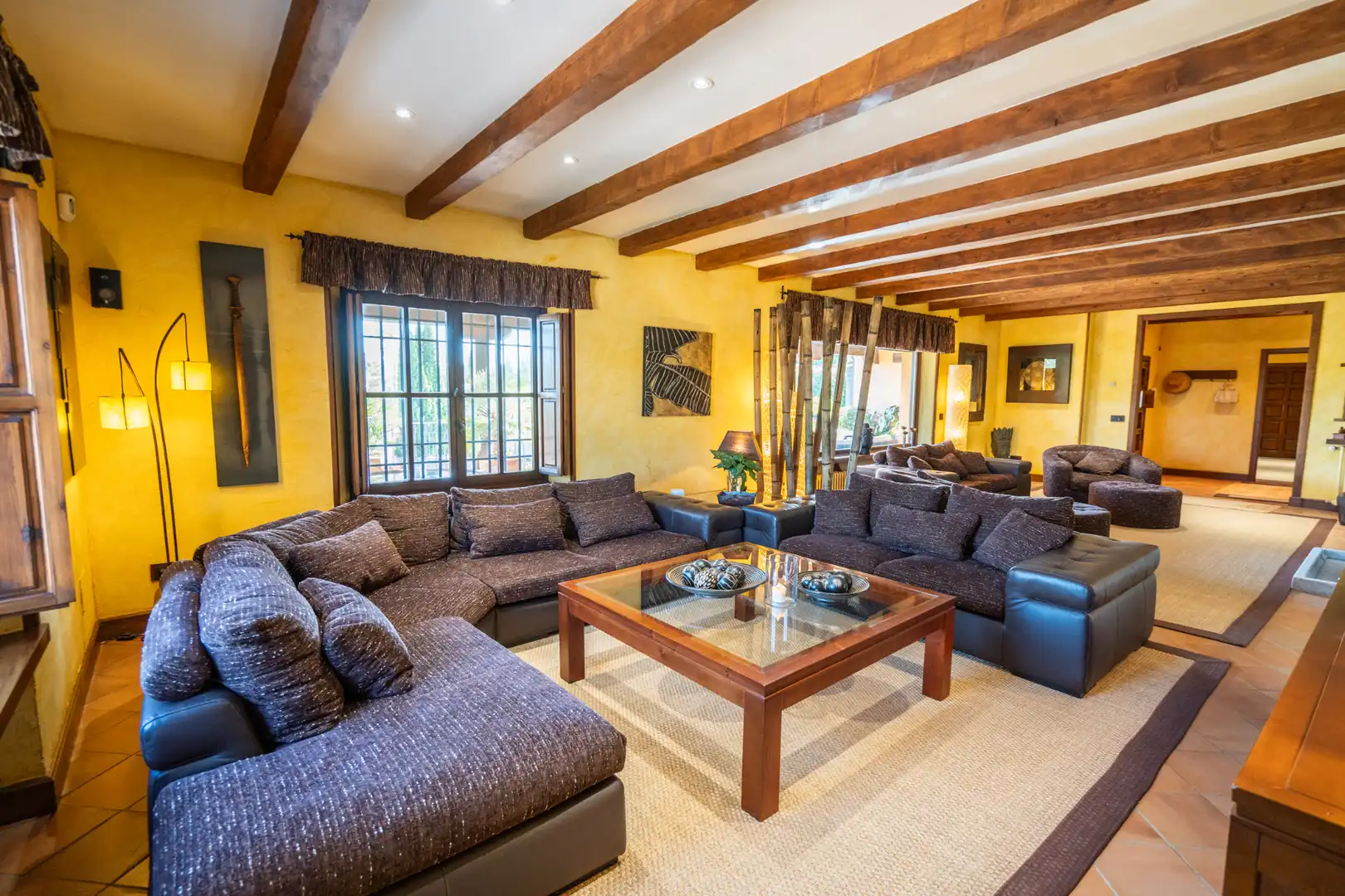 Living room of Houses for sale in Manzanares El Real  with Air Conditioner, Heating and Private garden