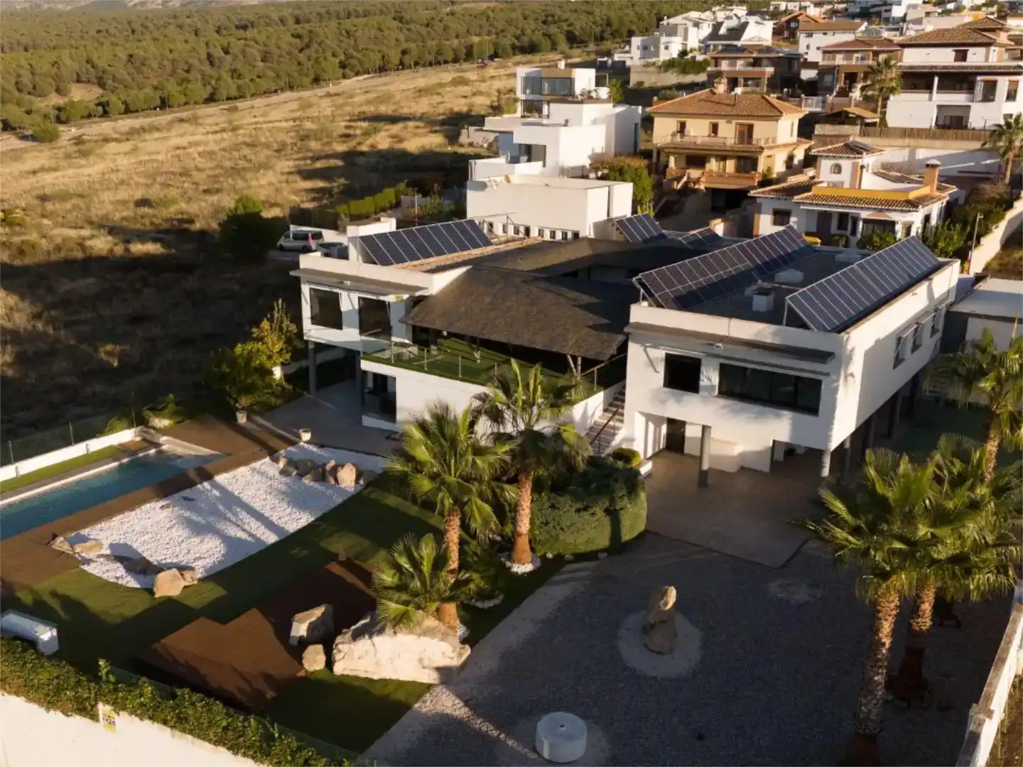 Vista exterior de Pis en venda en La Zubia amb Aire condicionat, Jardí privat i Parquet