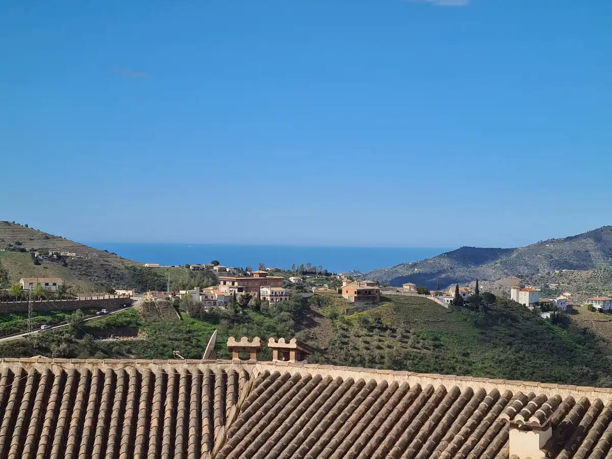 Vista exterior de Casa o xalet en venda en Cómpeta amb Terrassa i Moblat