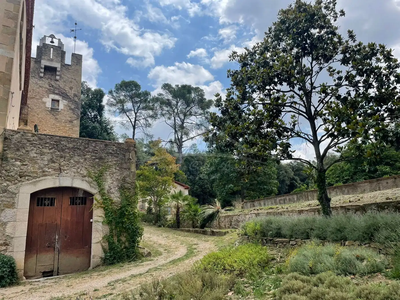 Exterior view of Country homes for sale in Flaçà  with Air Conditioner, Heating and Private garden