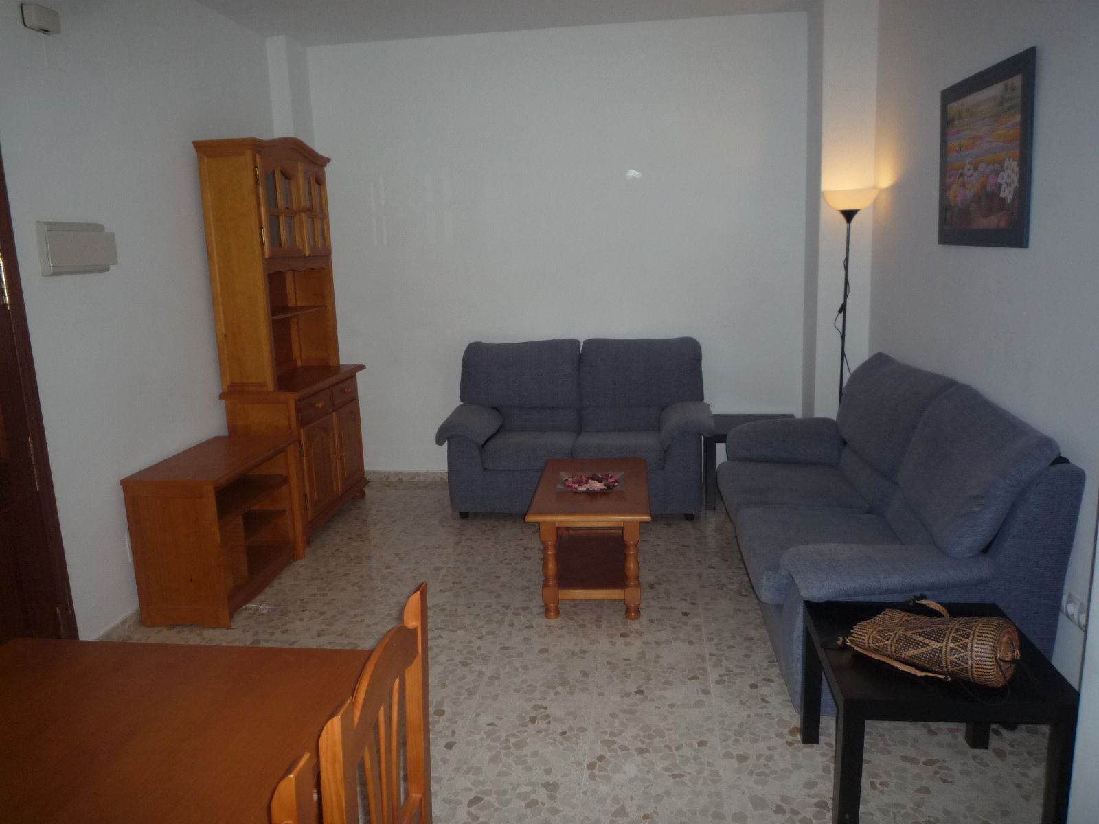 Sala de estar de Piso de alquiler en Málaga Capital con Amueblado, Lavadora y Microondas