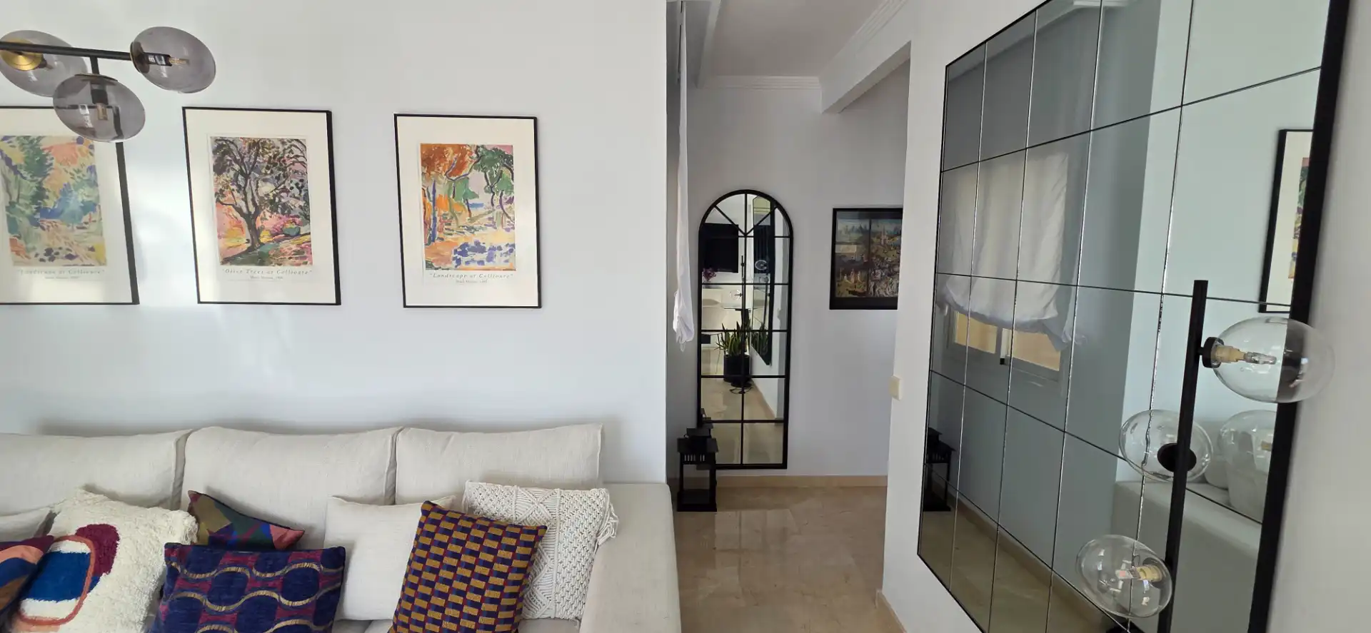 Sala de estar de Ático en venta en Mijas