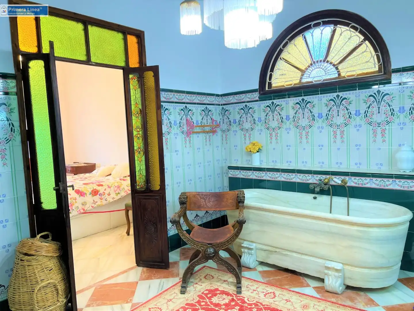 Baño de Casa o chalet en venta en Cartagena con Calefacción, Jardín privado y Parquet