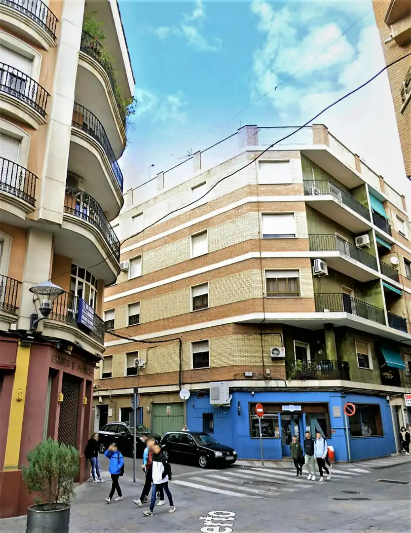 Vista exterior de Piso en venta en Puertollano con Calefacción, Terraza y Amueblado