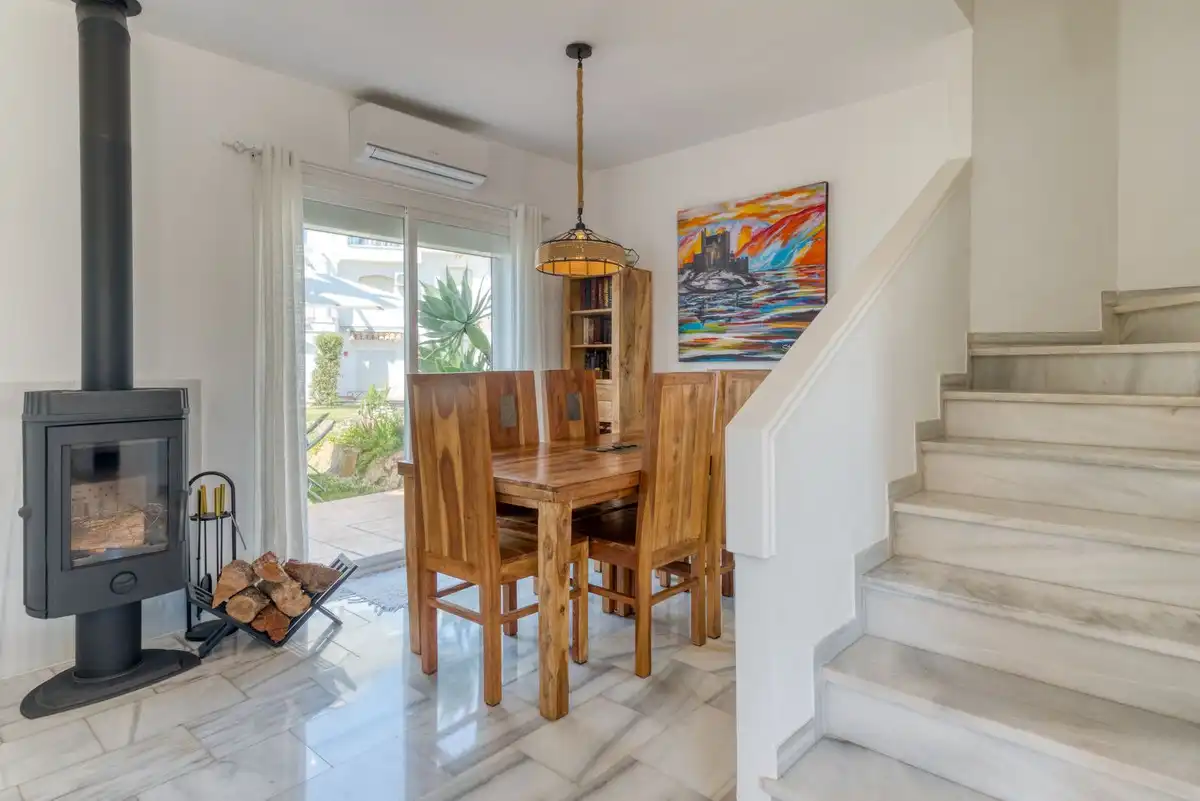 Dining room of Detached homes for sale in Manilva  with Air Conditioner, Terrace and Community pool