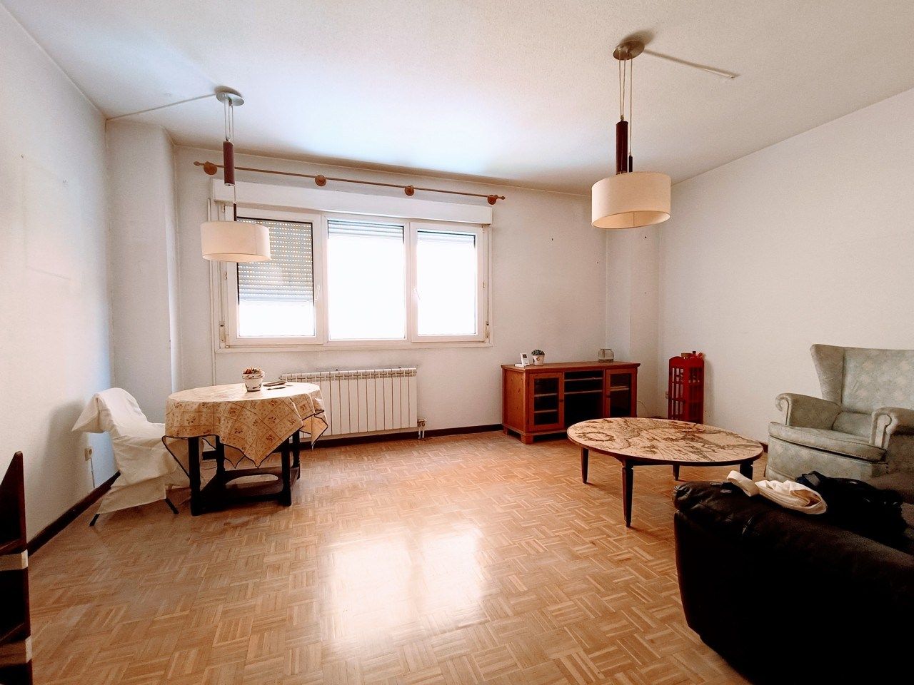 Living room of Flat to rent in  Madrid Capital  with Terrace and Furnished
