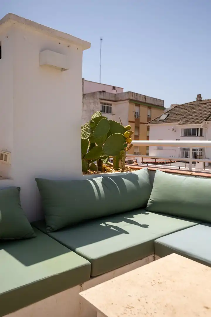 Terrace of Attic for rent in Málaga  with Terrace and Furnished